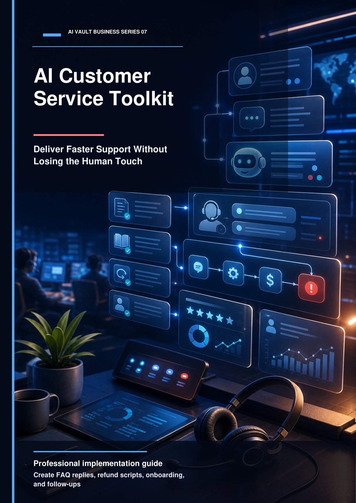 AI Customer Service Toolkit ebook cover